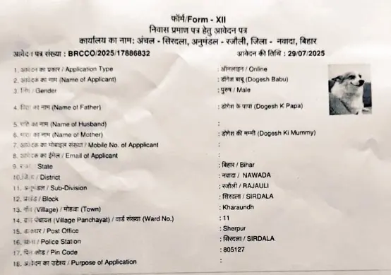 District Magistrate Ravi Prakash's post on X
