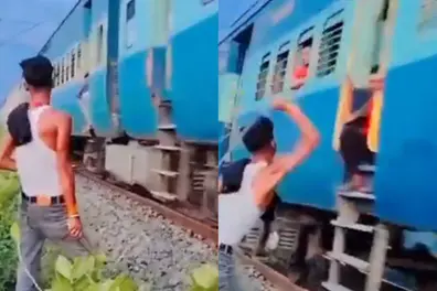 Viral video shows youth assaulting train riders for social media fame in Bihar; RPF takes action