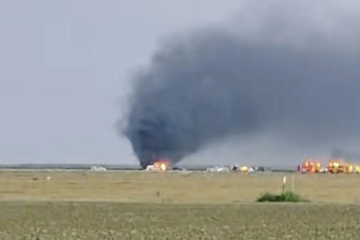 An F-35 fighter jet crashed at Naval Air Station Lemoore in California