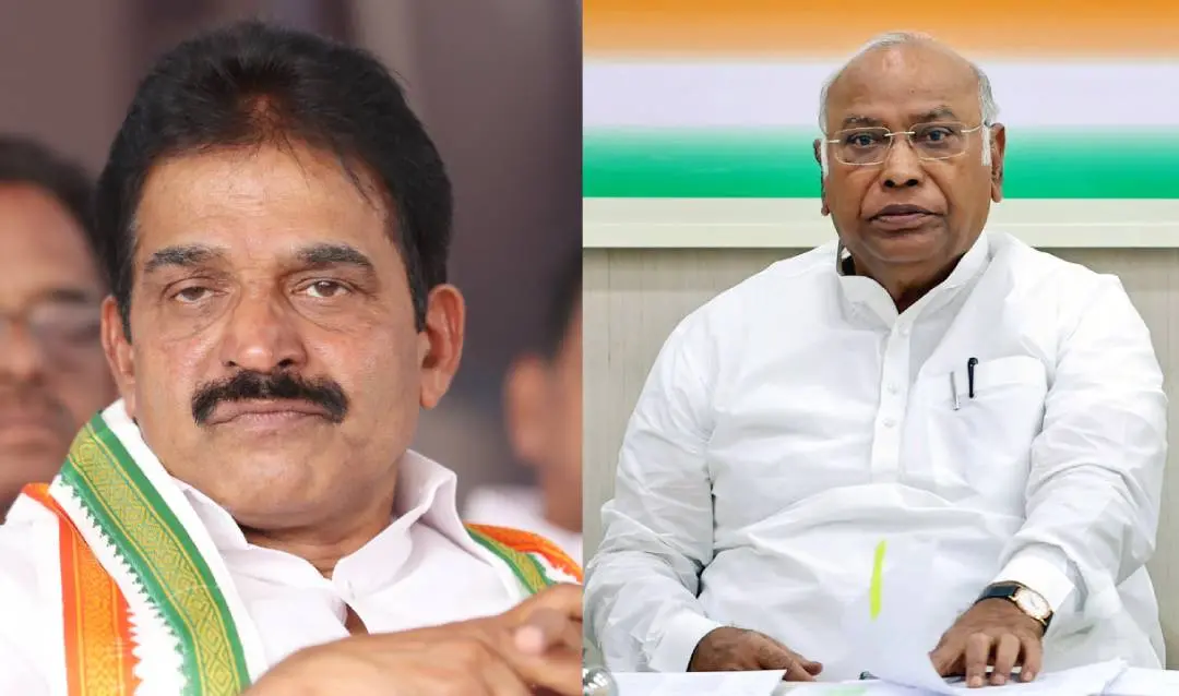 KC Venugopal, Mallikarjun Kharge | Photo: Mathrubhumi, PTI