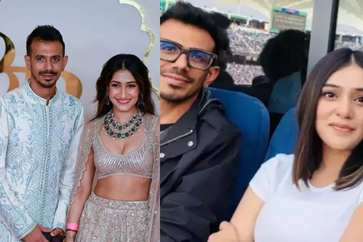 Yuzvendra Chahal and Dhanashree Verma, Yuzvendra Chahal and Mahvash (L-R)