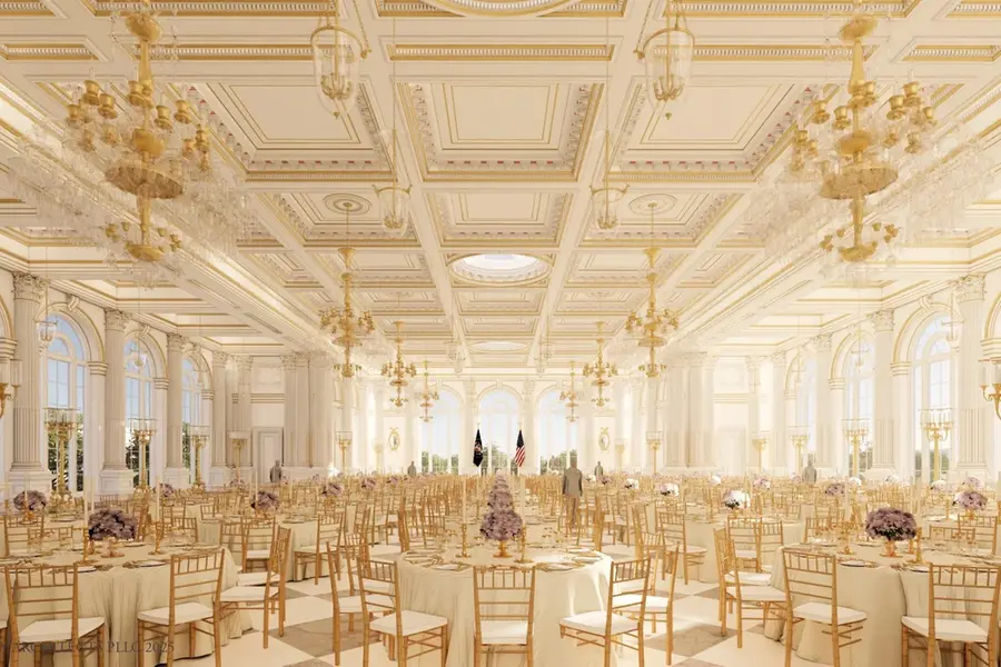 White House makeover: Trump reveals Mar-a-Lago-inspired ballroom worth $200 million