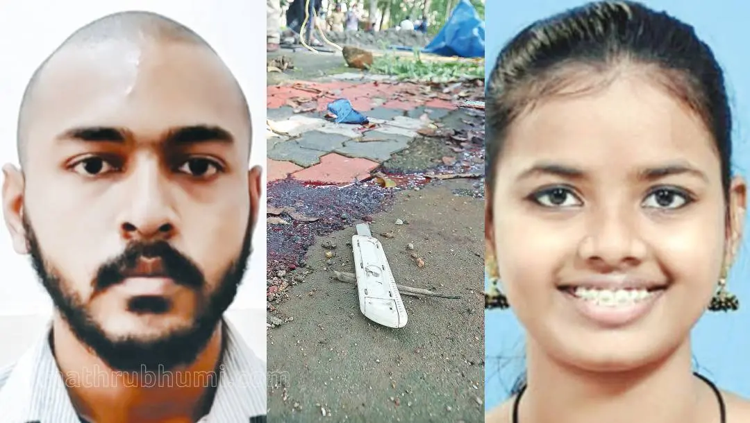 അഭിഷേക് | കൊലചെയ്യാനായി ഉപയോഗിച്ച പേപ്പർ കട്ടർ| നിഥിന| ഫോട്ടോ: മാതൃഭൂമി
