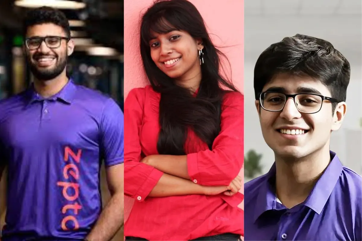 From Left: Kaivalya Vohra, Sindhuja Rajamaran and Aadit Palich. Photos: X