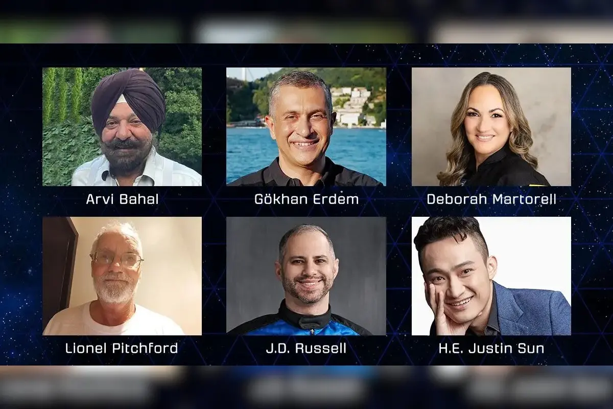 Crew of Blue Origin's next space tourist flight | Photo: Official website