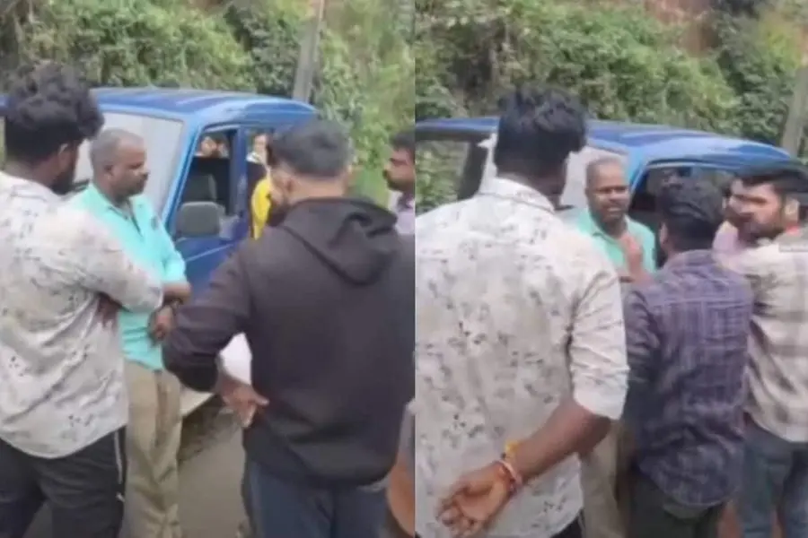 Visuals of the incident