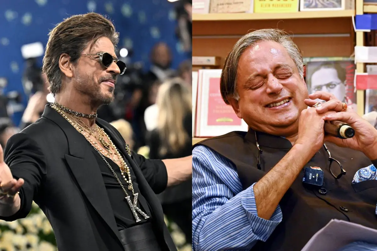 Shah Rukh Khan, Shashi Tharoor | Photos: AP, PTI