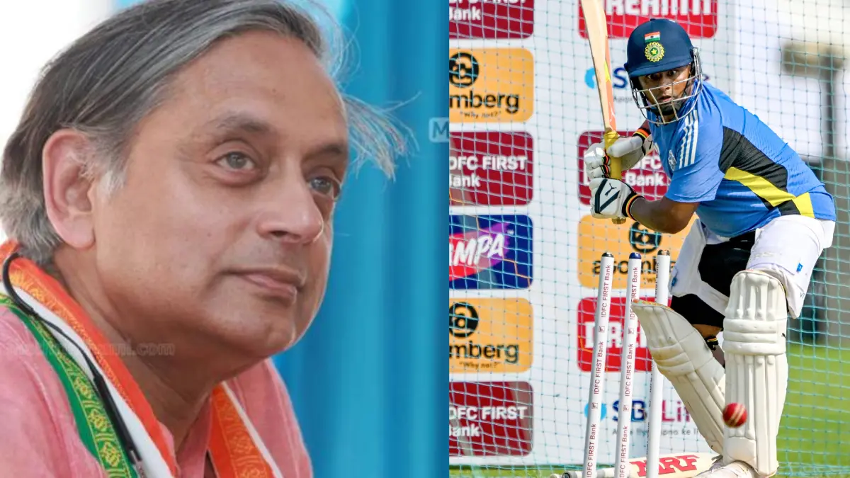 From (L) Shahshi Tharoor, Sarfaraz Khan | File Photos: MBI/Agencies