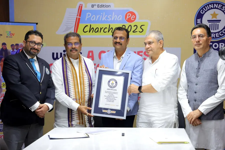 ‘Pariksha Pe Charcha’ 2025 enters Guinness Book for record-breaking registrations