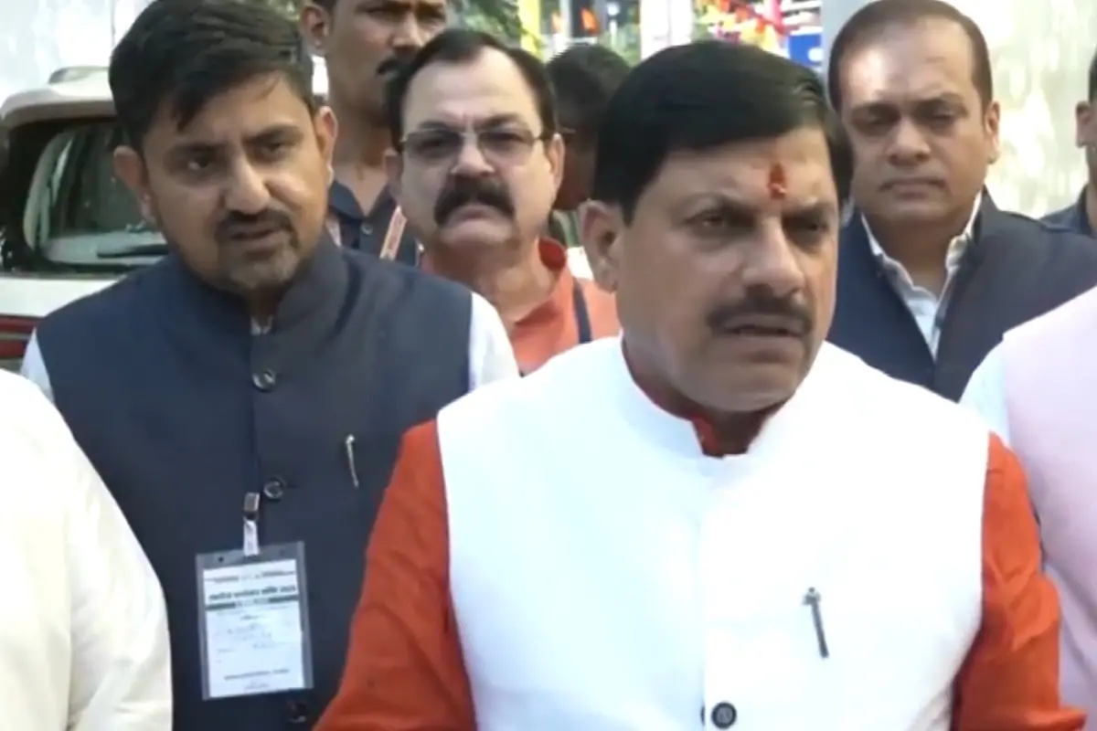 Madhya Pradesh Chief Minister Mohan Yadav speaking to the media | Photo: Screen grab X/ANI