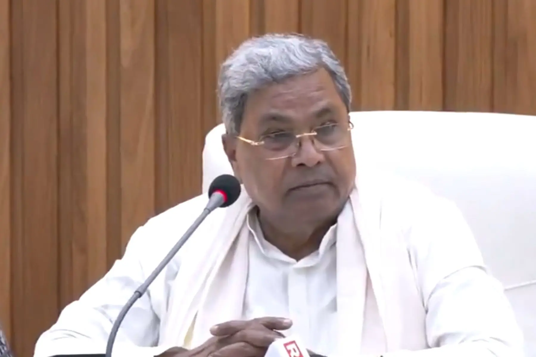 Karnataka CM Siddaramaiah | Photo: Screen grab X/ANI