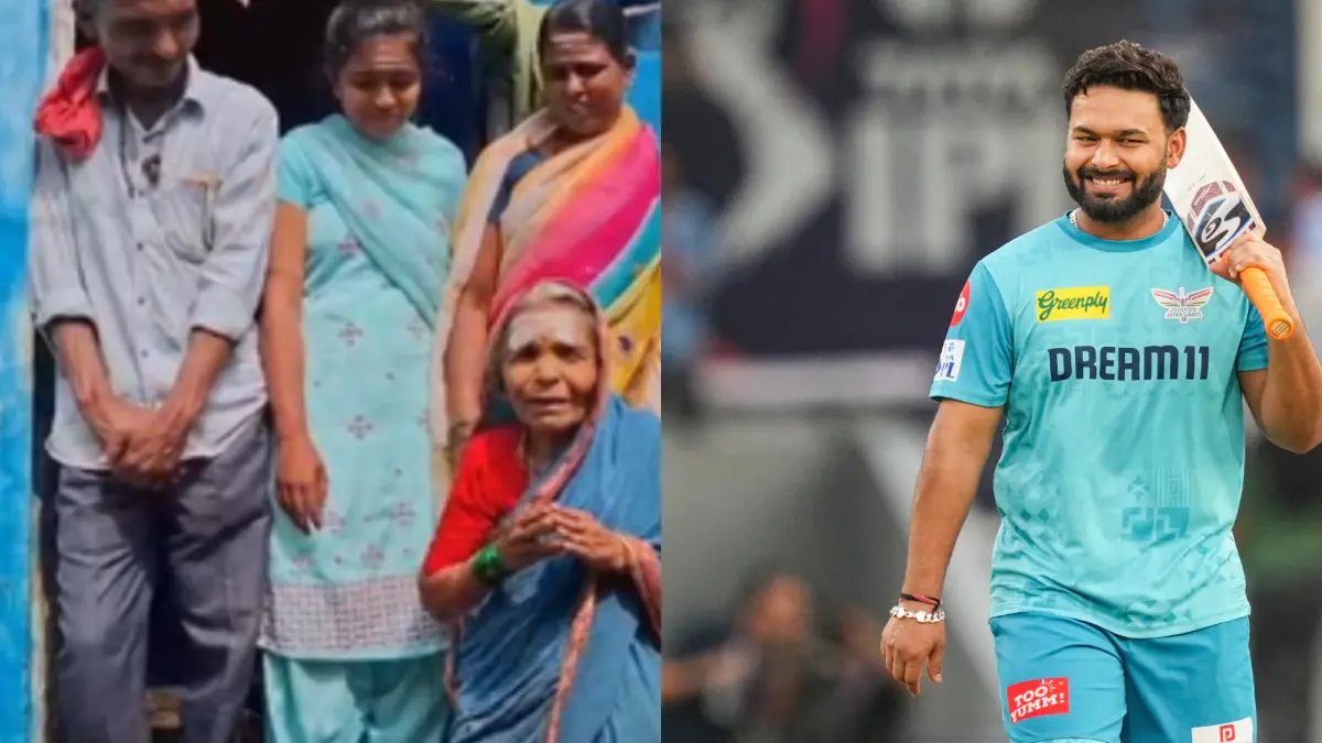 From (L) Jyoti and family; Rishabh Pant | Photos: IANS/Agencies