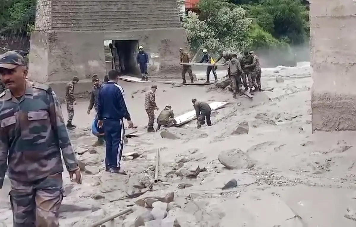 Relief and rescue operations underway after flash flood caused by cloudburst | ANI