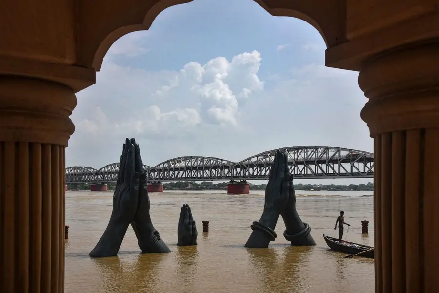 ganga water level