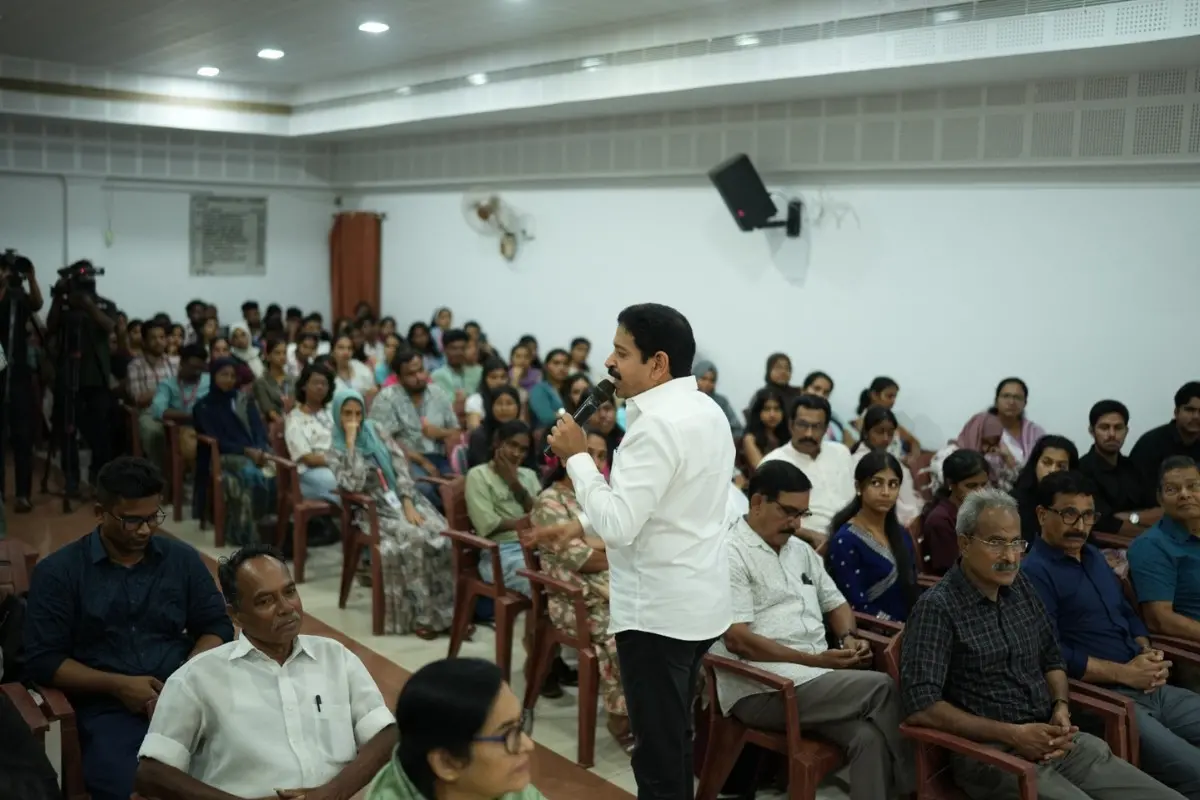 Magician Gopinath Muthukad at St. Joseph's College, Devagiri | Photo: Special arrangement