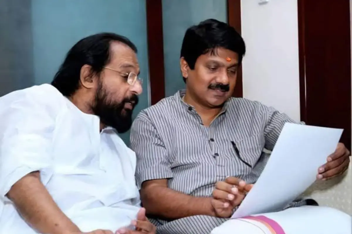 Yesudas and Venugopal | Photo: facebook.com/GVenugopalOnline