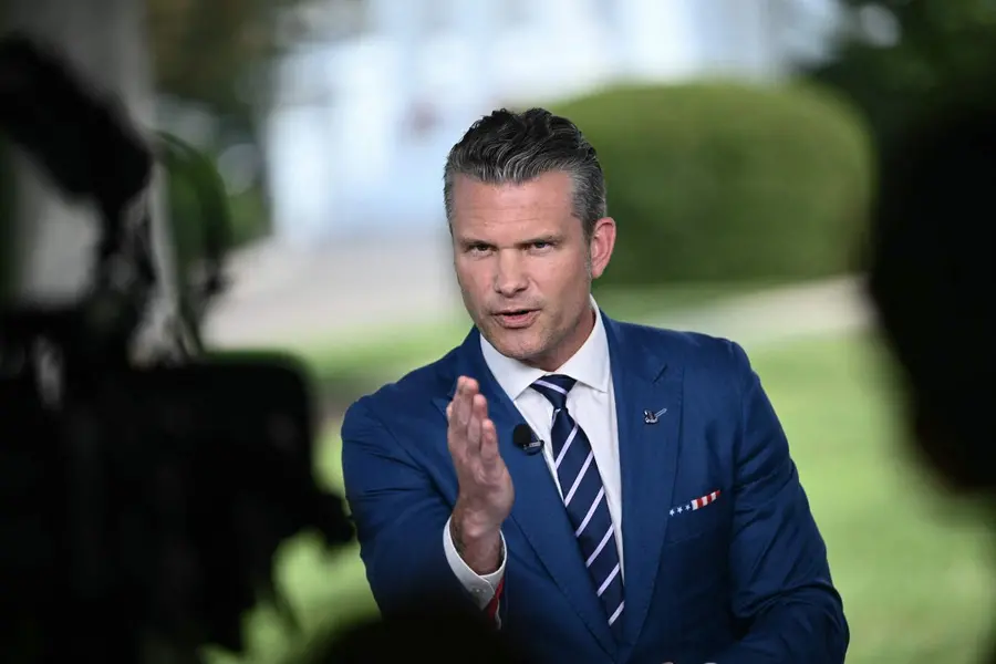 US Defense Secretary Pete Hegseth
