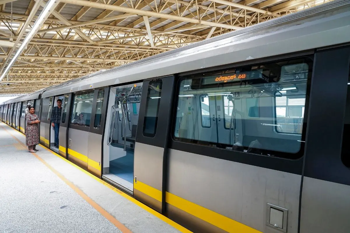 Yellow Line of Namma Metro to be inaugurated by Prime Minister Narendra Modi on Aug. 10, in Bengaluru (File photo: PTI)