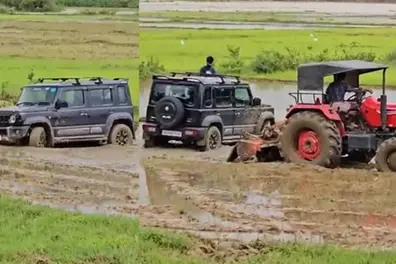 From off-road to farmland: Jimny ploughs paddy field in Kerala | WATCH