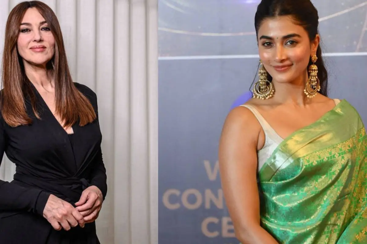 From (L) Monica Bellucci, Pooja Hegde | File Photos: Agencies