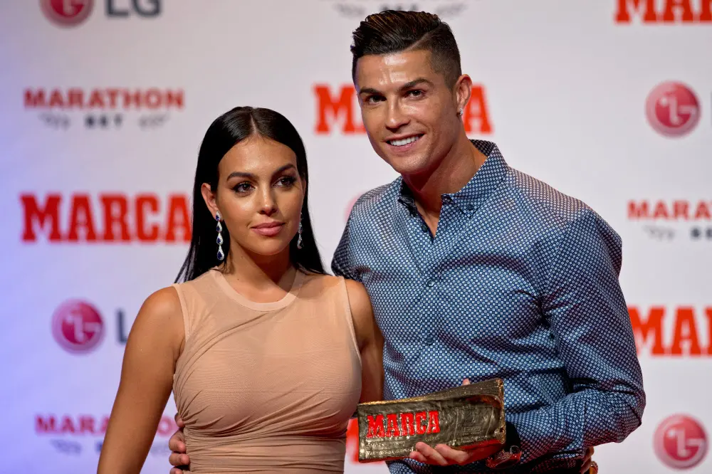 Cristiano Ronaldo poses with his partner Georgina Rodriguez |AP