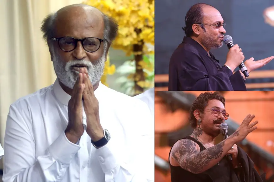 Rajinikanth, Soubin Shahir, Aamir Khan