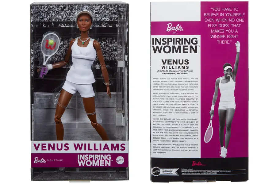 Venus Williams honoured with new barbie doll in 'Inspiring Women' series
