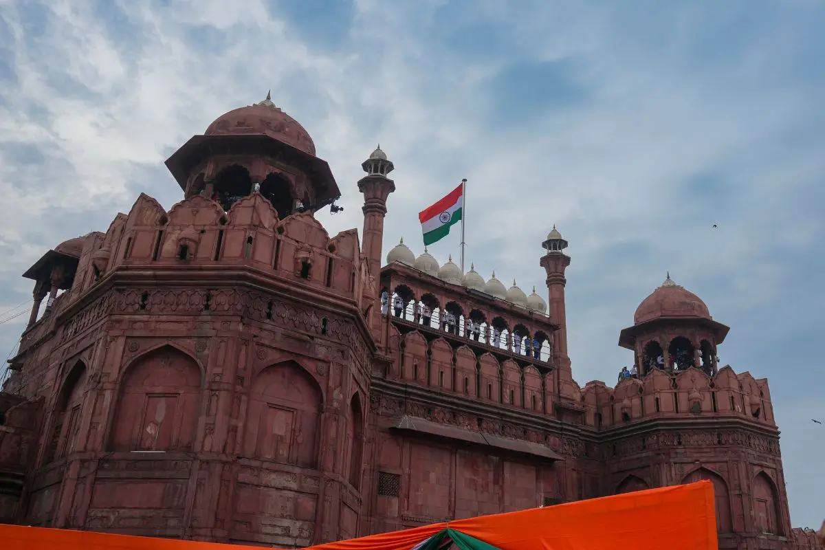 The Red Fort complex during full dress rehearsal for 79th Independence Day celebrations, in New Delhi | PTI