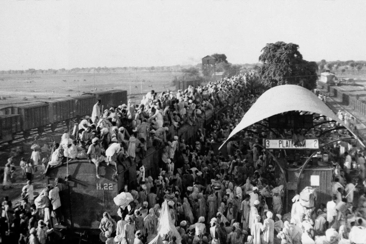 In this September 27, 1947, file photo, Muslim refugees crowd onto a train bound for Pakistan, as it leaves New Delhi | File photo: AP