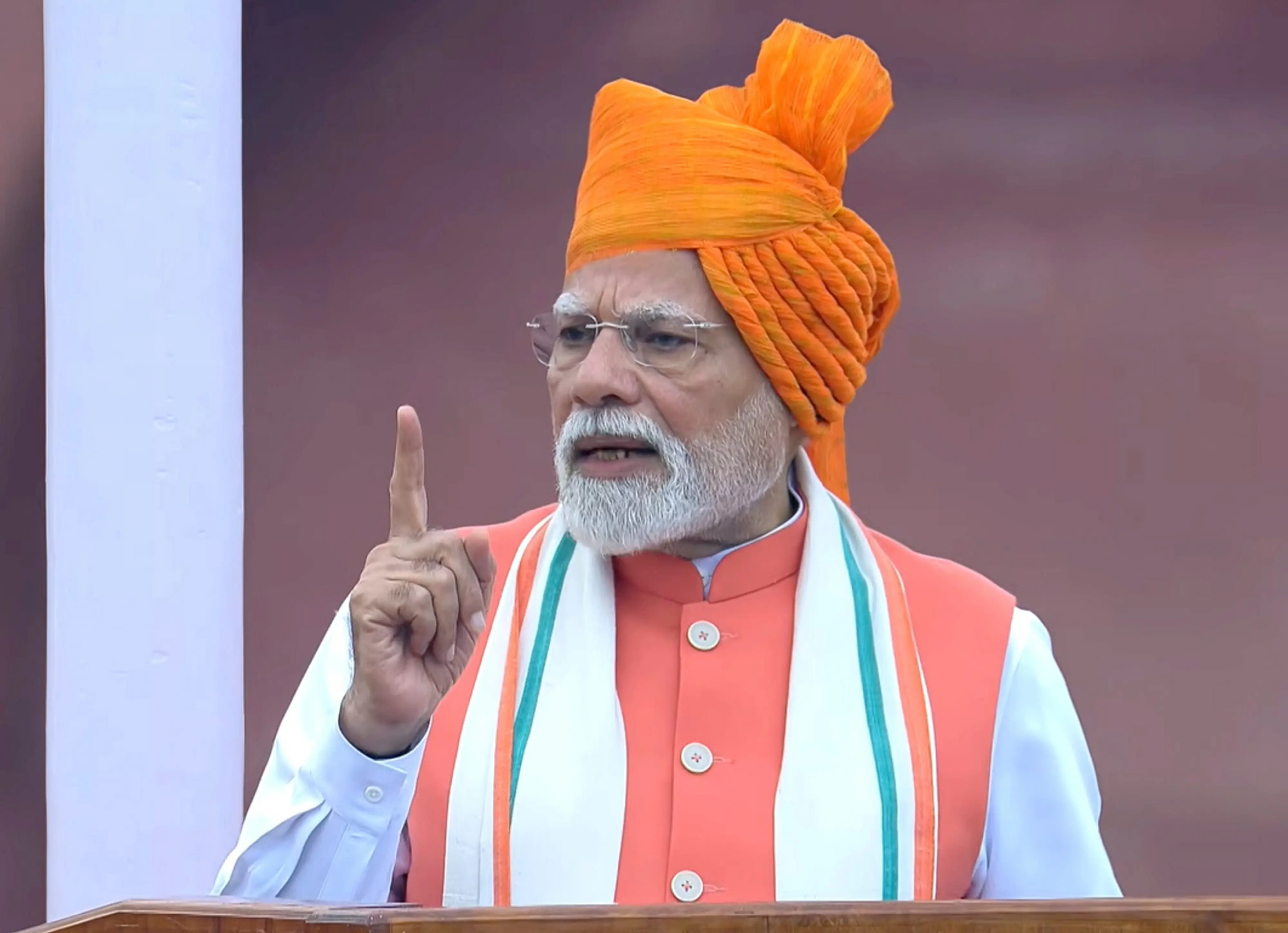 Prime Minister Narendra Modi addressing the nation | Photo: PTI