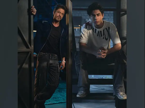 Shah Rukh Khan with his son, Aryan Khan | Photo: ANI