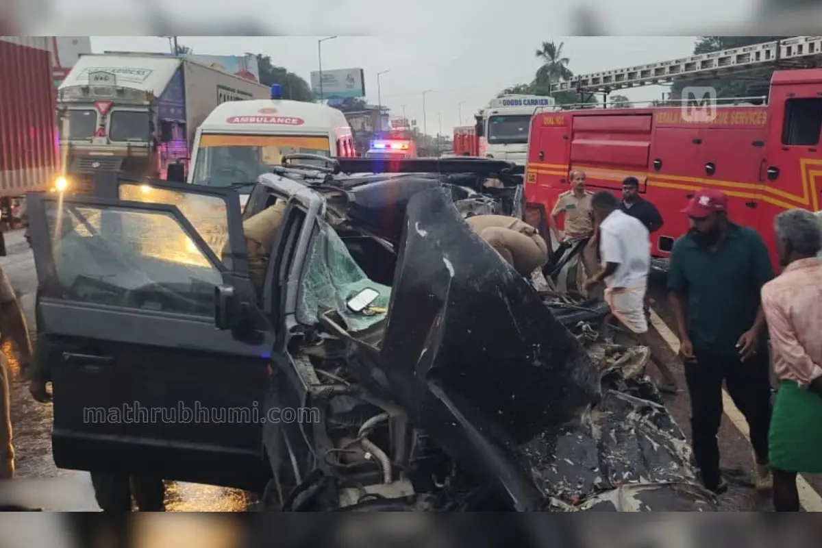 Wreckage of the car involved in the Walayar accident | Photo: Special arrangement