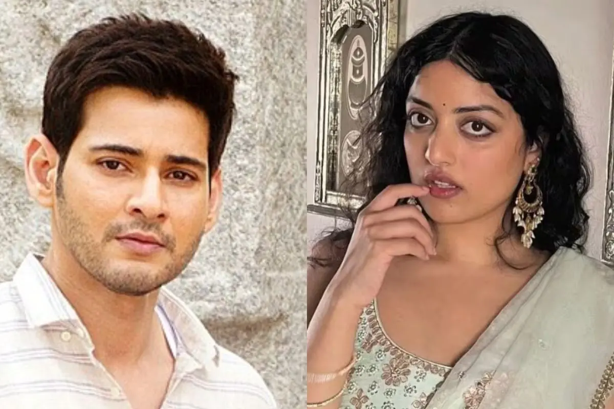 Mahesh Babu's niece Bharati Ghattamaneni (R), who went viral with her dance performance, is set to make her Tollywood debut under director Teja. Photos: X