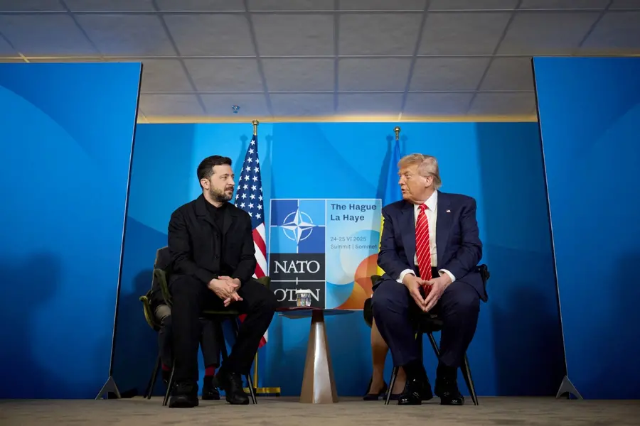 Ukrainian President Volodymyr Zelensky and US President Donald Trump