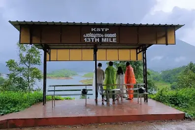 With beautiful view of Banasura Sagar in the backdrop...the bus shelter that went viral on social media