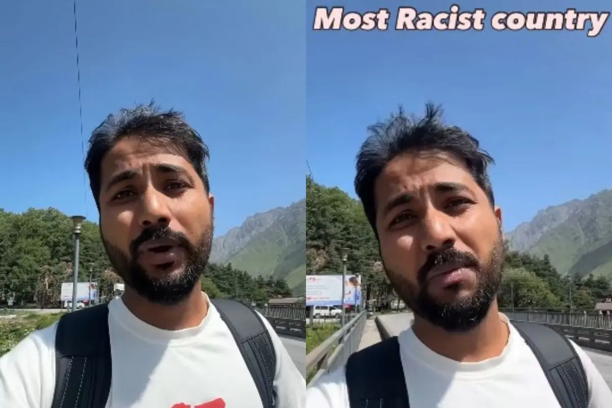 Indian travel vlogger Explorer Raja, who has visited 120 countries, sparked debate after calling Georgia his "worst experience." Photo: Instagram