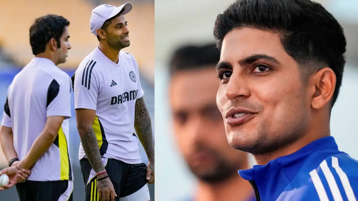 From (L) Gautam Gambhir and Suryakumar Yadav; Shubman Gill | Photos: Agencies