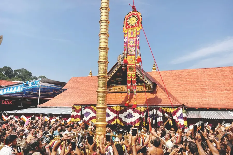 Policeman suspended for wearing sandals at Sabarimala temple