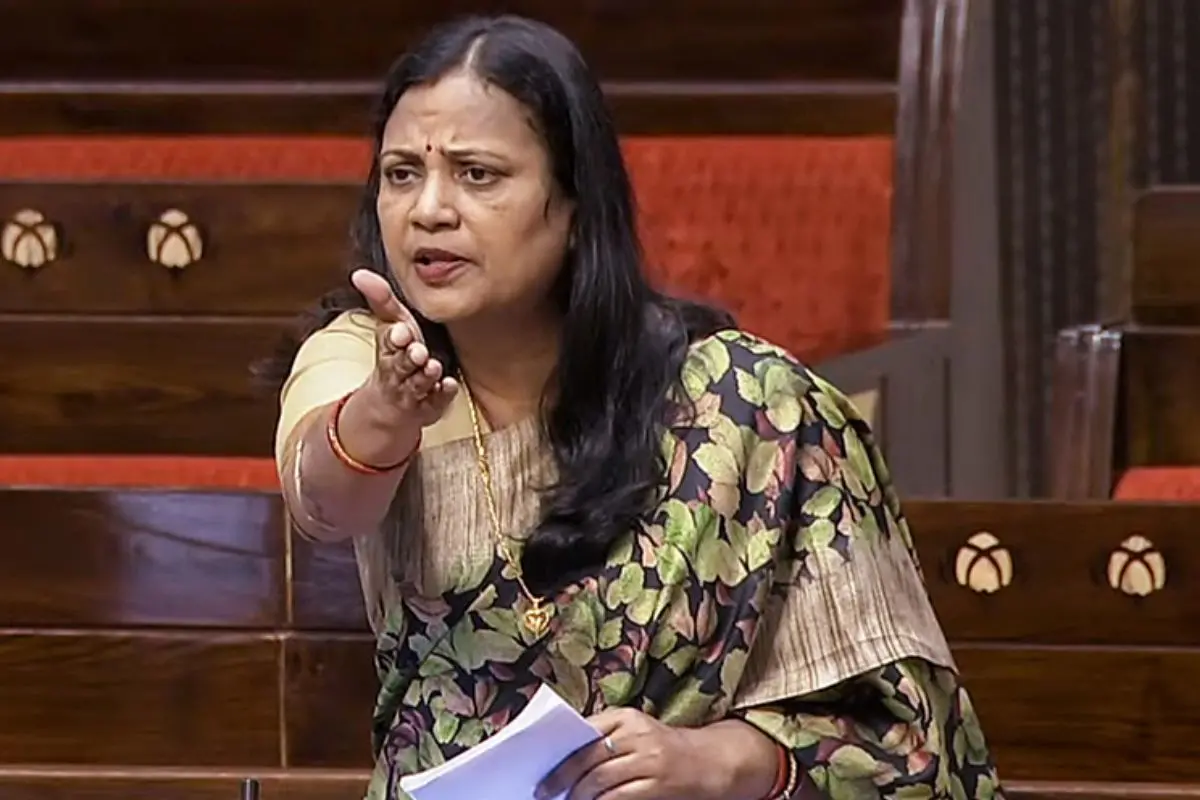Biju Janata Dal MP Sulata Deo speaks in the Rajya Sabha during the Winter Session of Parliament. Photo: ANI