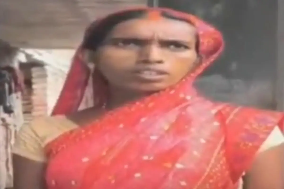 Ranju Devi, who initially claimed that her name was not on the voter list. Photo: IANS