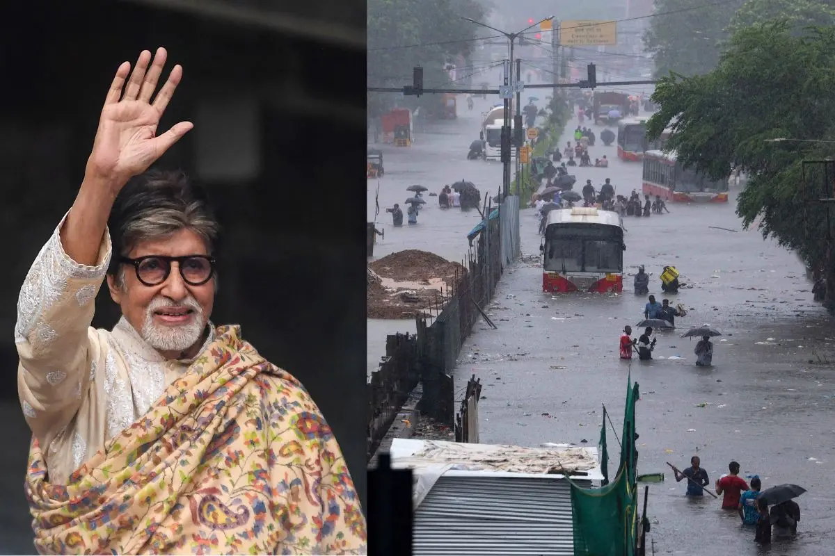 Amitabh Bachchan, Mumbai rains (Photo: PTI)