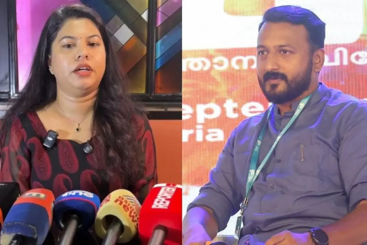 Honey Bhaskaran; Rahul Mamkootathil | Photo: Mathrubhumi
