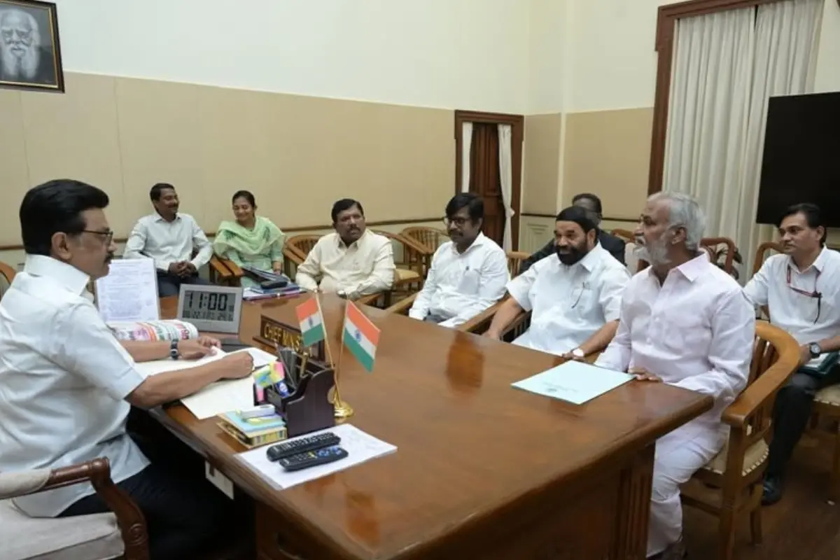 V N Vasavan meeting M K Stalin | V N Vasavan, Facebook