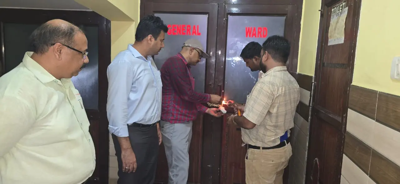Authorities seal the hospital | X @DmKheri