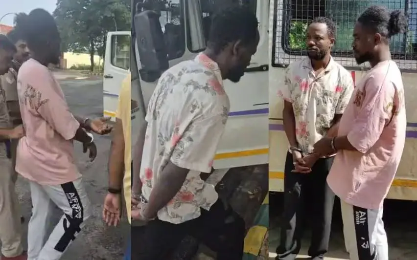 The Nigerian nationals arrested by Kozhikode police in an inter-state drug bust