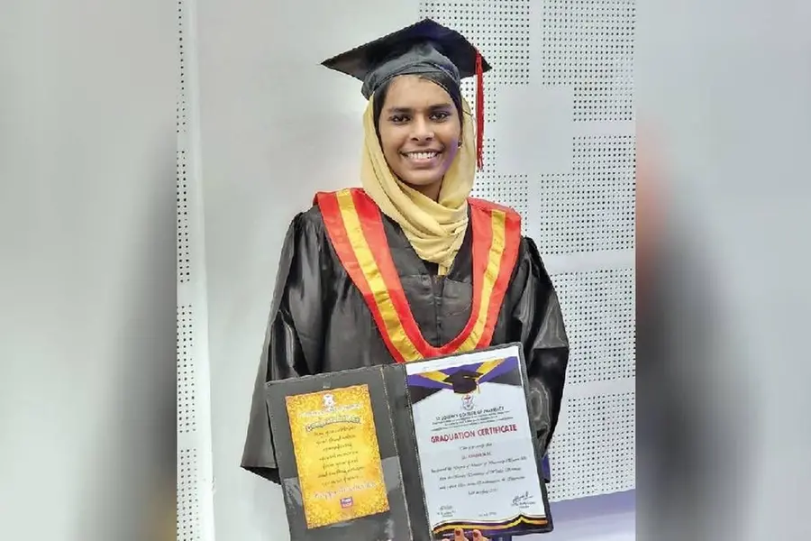 Kerala woman achieves doctorate in Pharmacy, fulfilling late parents’ dream