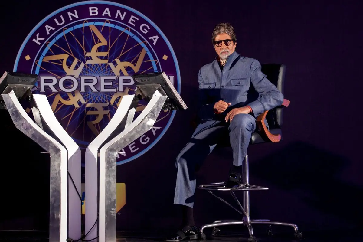 Amitabh Bachchan in Kaun Banega Crorepati show | Photo:AP, Rajanish Kakade