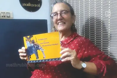 Why did Israeli writer pen a book on Kerala elephant for her grandson?