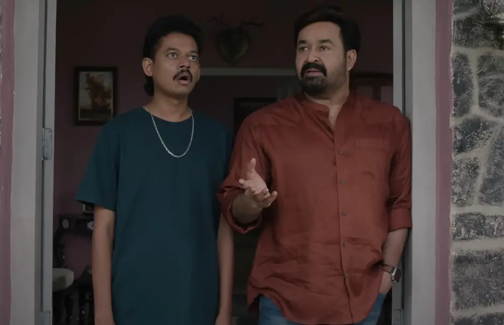 Sangeeth, Mohanlal in Hridayapoorvam Trailer