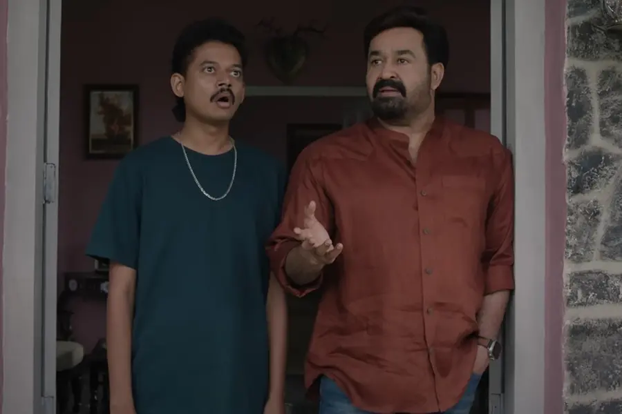 Sangeeth, Mohanlal in Hridayapoorvam Trailer